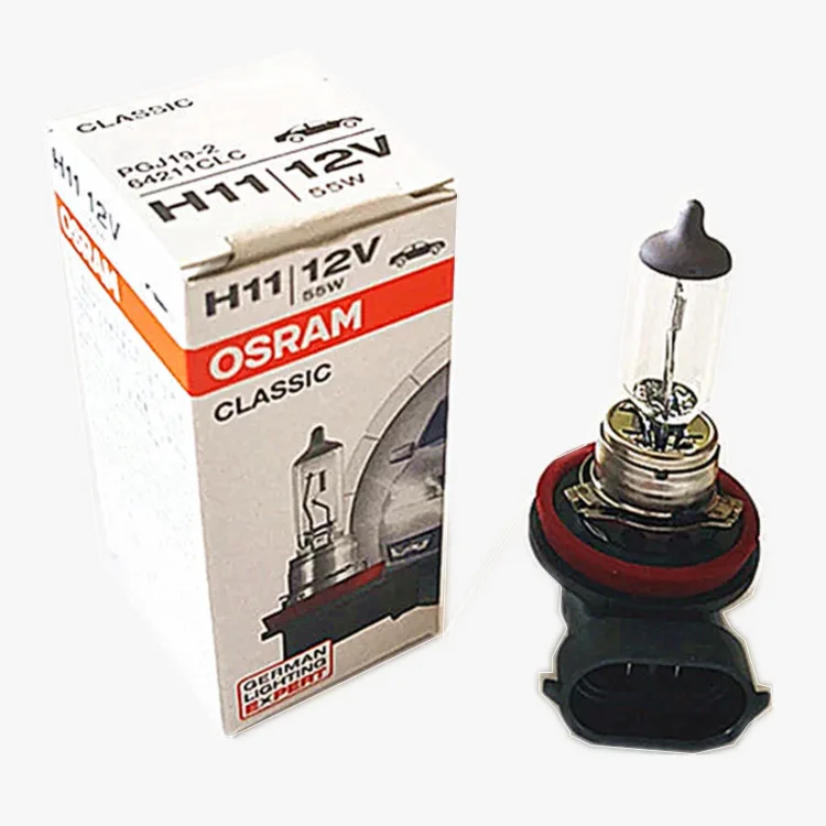 Лампа Ксеноновая Osram H11 12V55W CRV Accord XY Teana RAV4 туман светильник s рядом с светильник лампочка(Германия