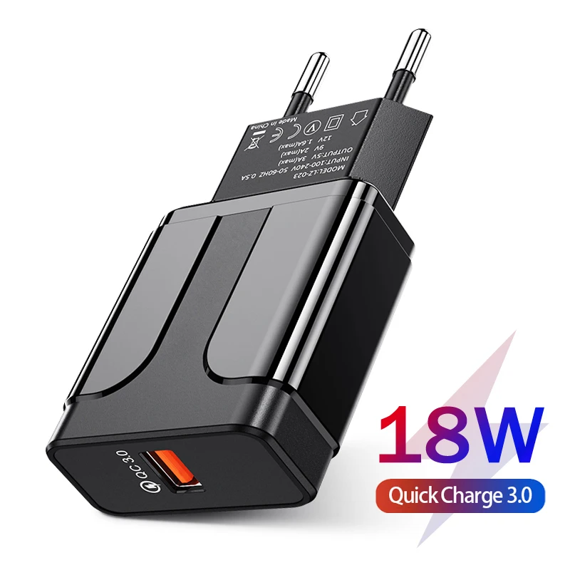 Быстрая зарядка 3 0 быстрое зарядное устройство Usb QC3.0 настенный мобильный телефон