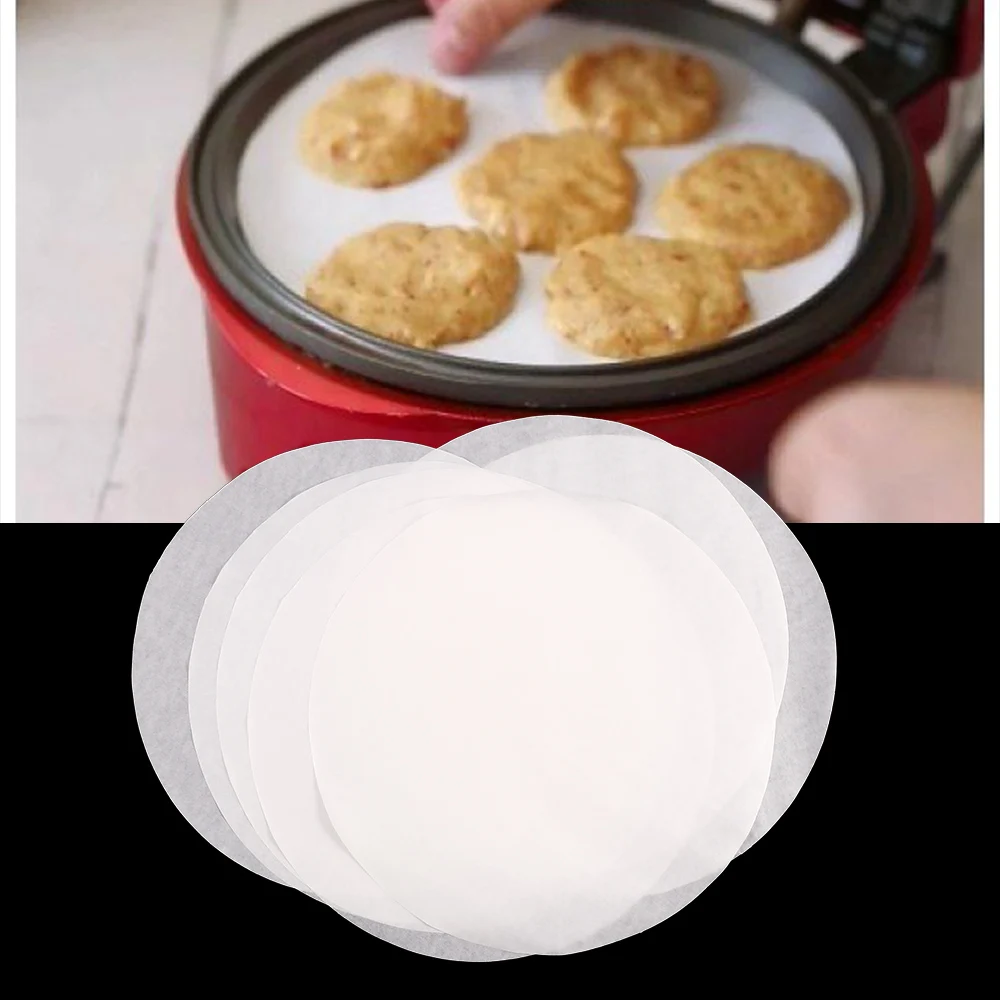 28 см круглая бумага для выпечки Круглый пергамент барбекю коврик духовка