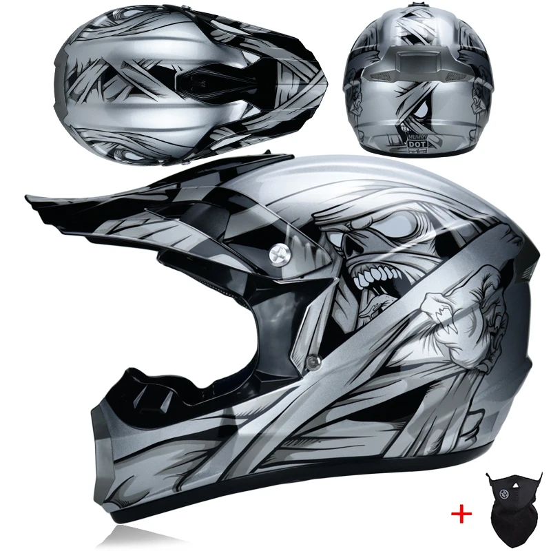 MSUEFKD Best Sell Offroad Mountain Full Face Motobiker Helmet Classic Bike MTB DH Racing Helmet Motocross Downhill Bike Helmet - Цвет: 9a