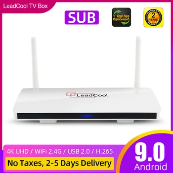 

Leadcool Android 9.0 Tv Box Amlogic S905W Quad Core SUB Smart TV Box 4k Media Player 2.4Ghz Wifi Android Set Top Box
