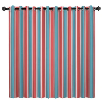 

Modern Geometry Window Treatments Curtains Valance Window Curtains Dark Blackout Bathroom Curtains Bedroom Outdoor Indoor Decor