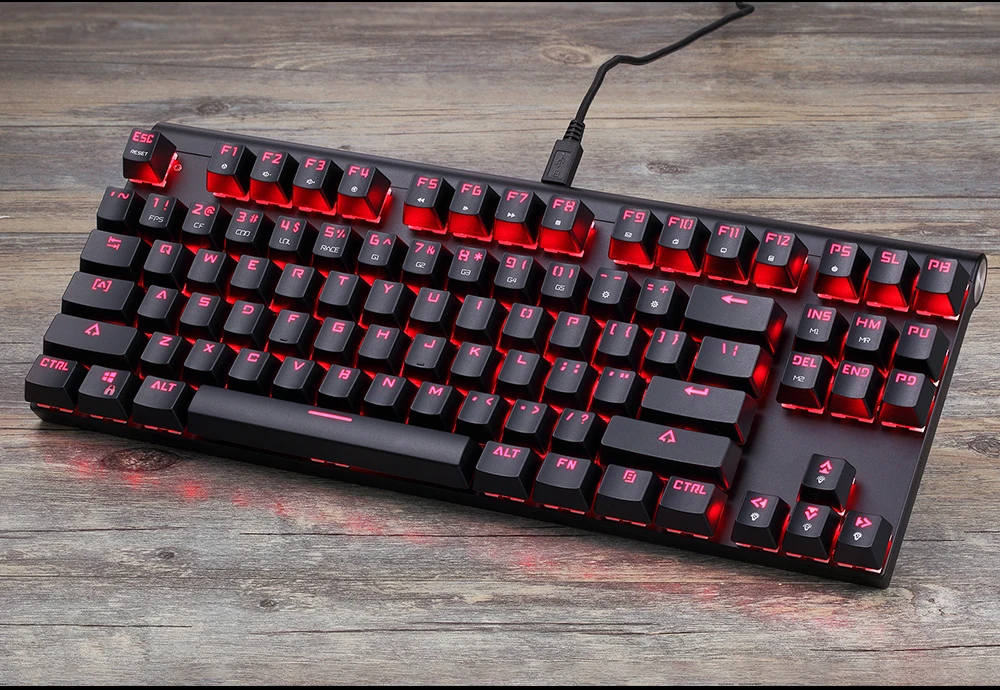 ck101 87 chave usb com fio rgb