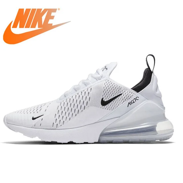 Оригинальный Nike Оригинальные кроссовки Air Max 270 Для мужчин бега уличная спортивная обувь дышащая Спортивная дизайнерская женская обувь