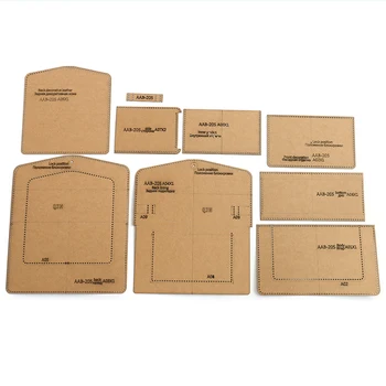 

Leather Craft Women's Fashion Crossbody Bag Sewing Pattern Hard Kraft Paper and Acrylic Stencil Template DIY Acrylic Drawing