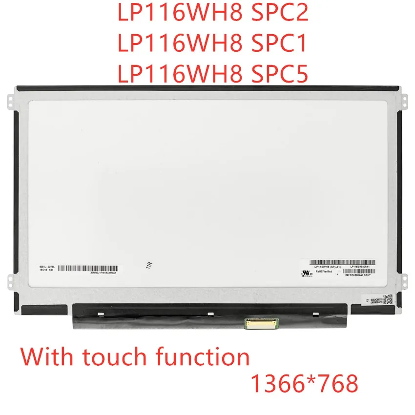 Оригинальный светодиодный дисплей LP116WH8 SPC1 SPC2 SPC5 11 6x1366 маленький интерфейс 40