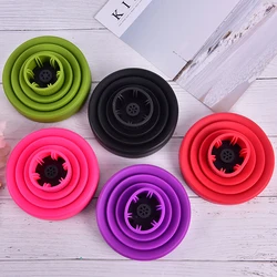 Blower cover folding silicone telescopic wind cover curling wind cover air duct cover