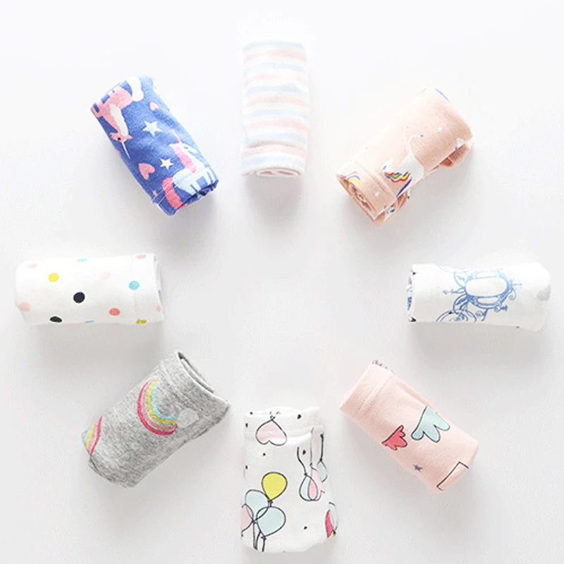 SheeCute/Для девочек, для малышей и детей постарше, для 3-комплект нижнего белья мягкие хлопковые трусы для малышей, трусы детские плавки