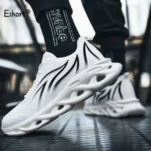 Eihort 2020 Breathable Running Shoes Comfortable Mesh Sneakers Outdoor Non-slip Wear-resistant Casual Sports Shoes Big Size 46 Sneakers