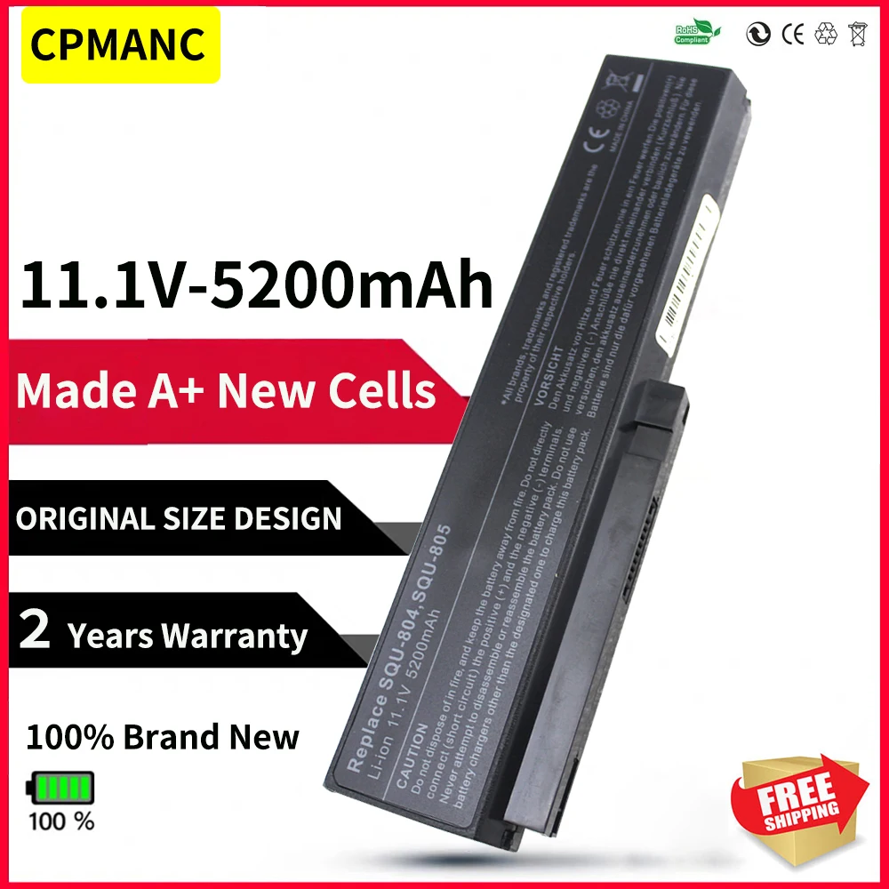 Bateria do Portátil para lg R480 Cpmanc R490 R500 R510 R560 R570 R580 R590 R410 E210 E310 E300 Eb300 Squ804 Squ905 Squ-807