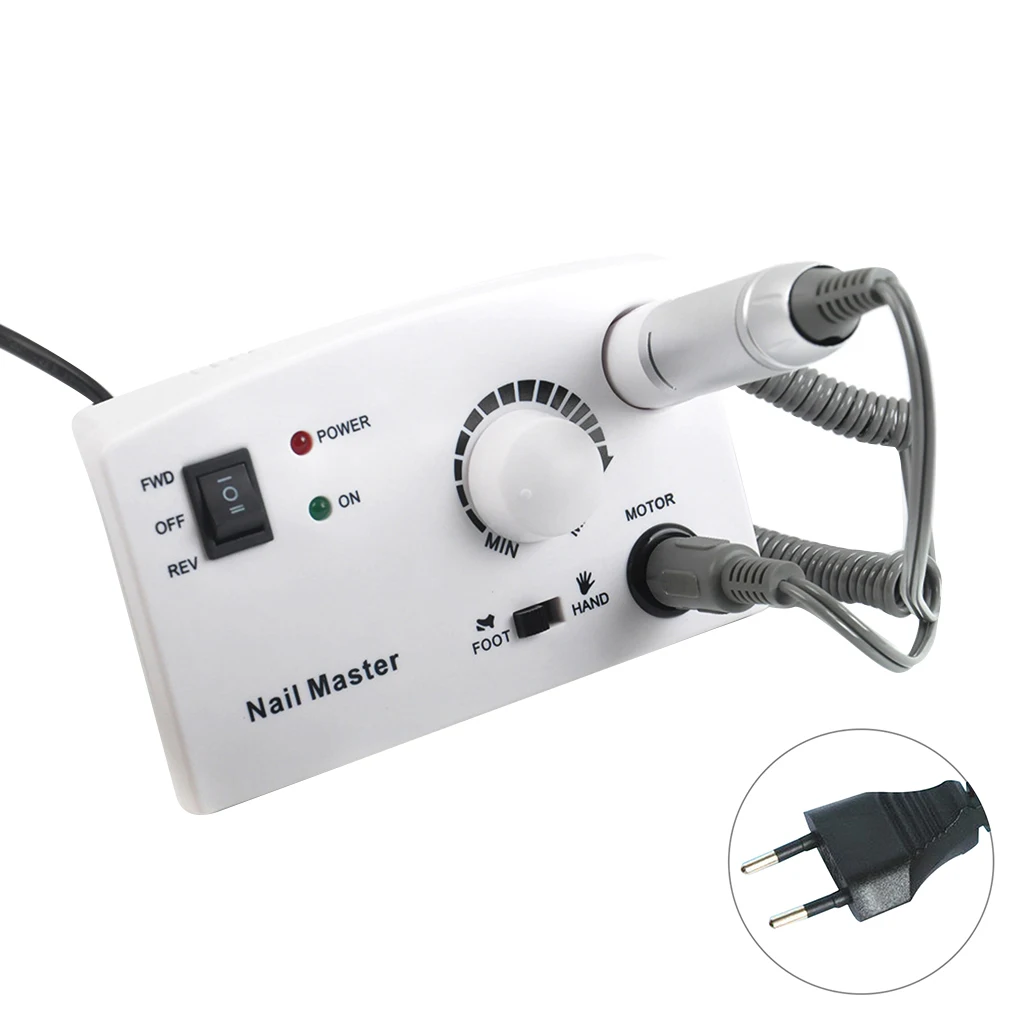 110 V/220 V Профессиональный аппарат для маникюра, электрическая пилочка для ногтей, набор для маникюра, педикюра, штепсельная вилка EU/US - Цвет: No.3  EU Plug