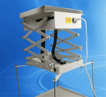 

1M Projector bracket motorized electric lift scissors with Remote Electric Ceiling Mount Bracket For Cinema Church Hall School