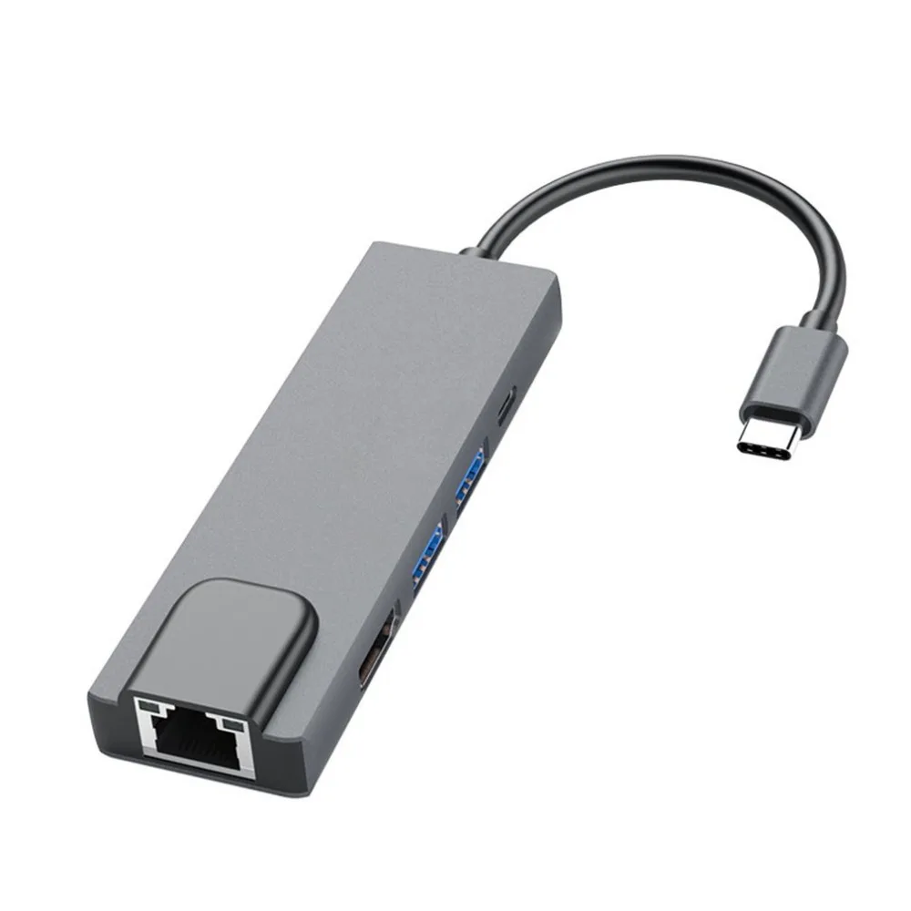 Type-c док-станция Hdmi/Usb3.0 концентратор/Sd Tf карта конвертер usb-хаб многофункциональная док-станция A/B