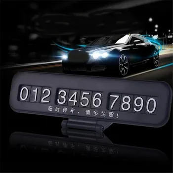 

Phone Number Card Magnet Car Flip Numbers Auto Accessorie Parking