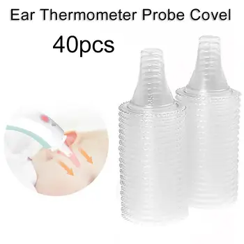 

40Pcs Ear Thermometer Cover Replacement Lens Filters Probe Braun Thermoscan Using 20pcs Reusable Baby Thermometers Covers