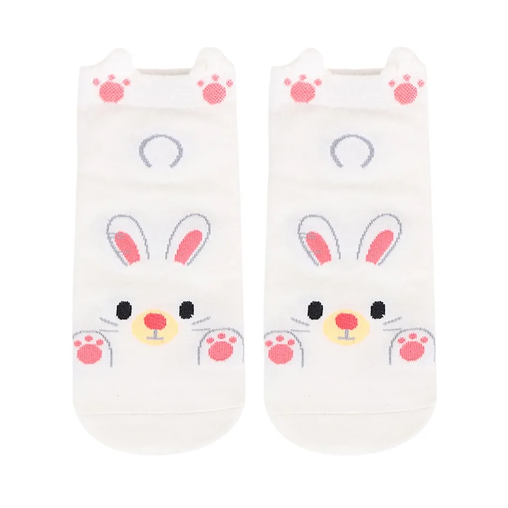 JAYCOSIN Новые корейские носки Kawaii с животными осенние женские Носки с рисунком панды, кота, кролика, собаки милые термоноски 1127 49