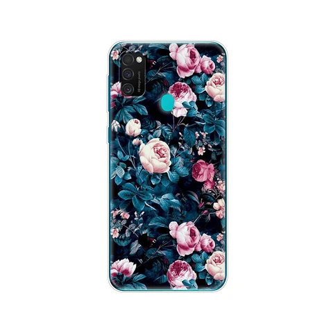 Samsung M21 Case 6.4" Soft Silicon Tpu Cover For Samsung Galaxy M21 M 21 SM-M215FZGUSER m215 Phone Back Shell Bumper Funda