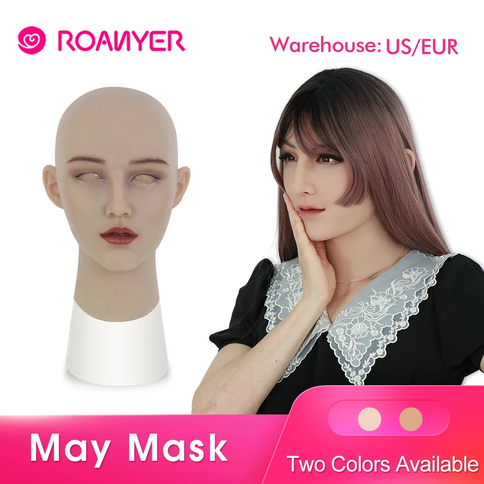 Роанье маска для трансвеститов силиконовая кожа женская маска для маскарада для мужчин транссексуал мужской Драг Королева Хэллоуин косплей| | | АлиЭкспресс