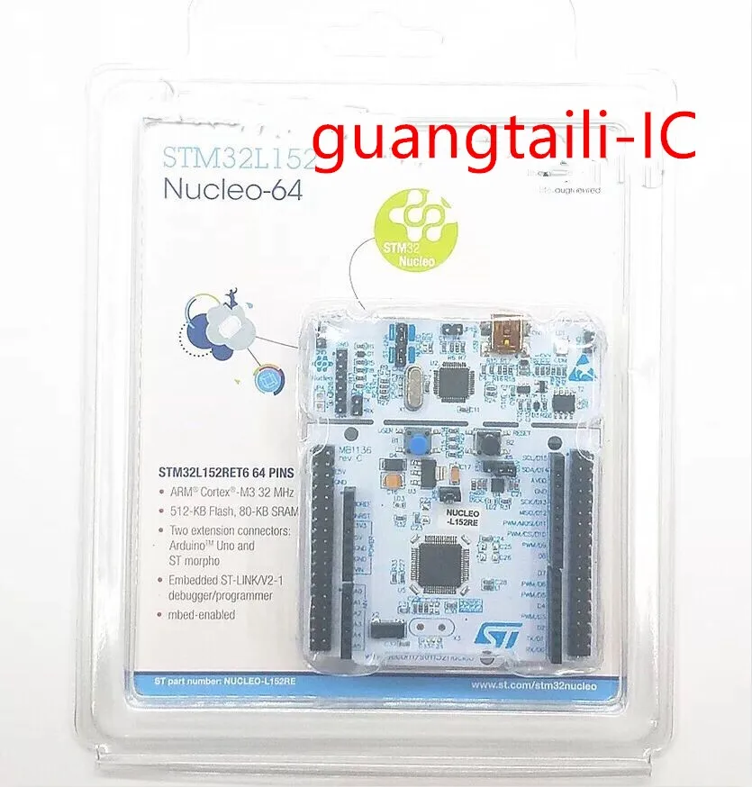 1 шт. NUCLEO-L152RE STM32 Nucleo макетная плата для STM32 F4 серии с STM32F401RE MCU