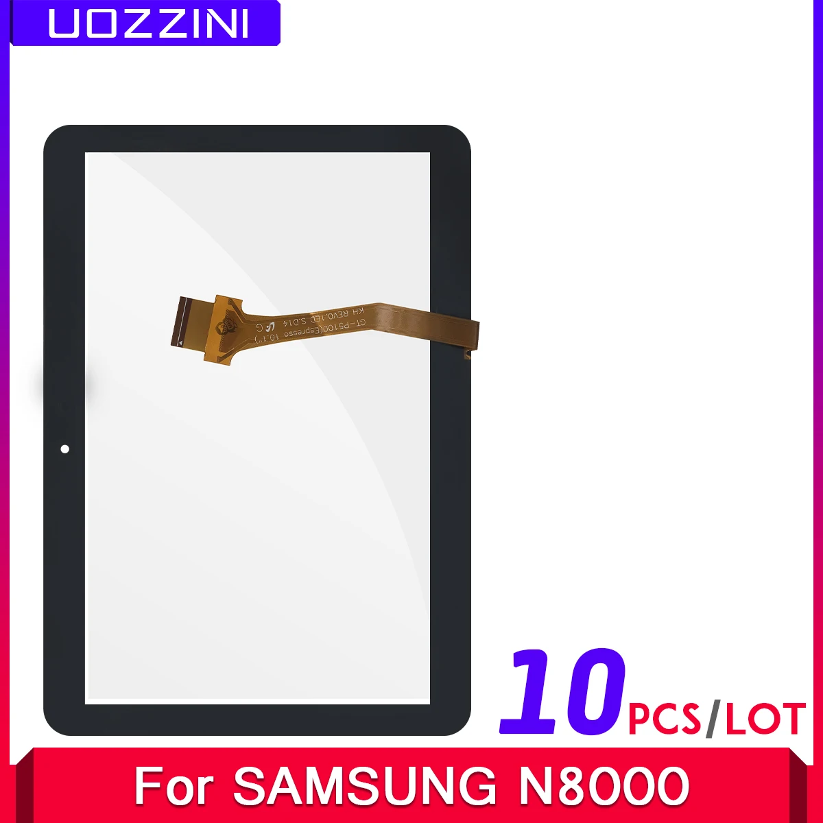 10 шт./партия экран для samsung Galaxy Tab 2 P5100 P5110 N8000 N8010 сенсорный экран дигитайзер панель сенсор объектив стекло