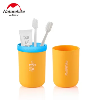 

NatureHike Plastic Brushing Cups Gargle Cup Mug Toothbrush Holder case help keep your toothbrush Clean for Travel, Home, Camping