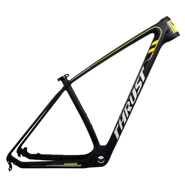 $US $295.20 THRUST Carbon Frame 29er 27.5er Mountain Bike mtb Frame 15 17 19 inch T1000 Tapered Bicycle Frame w