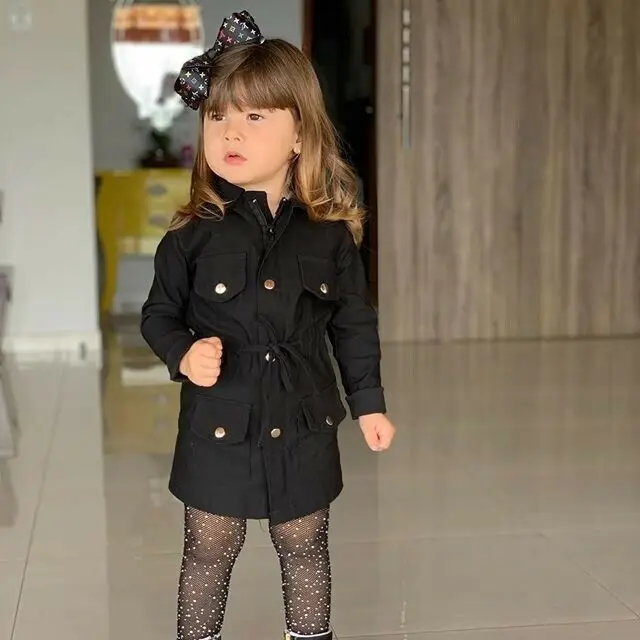 

2019 Autumn Clothes Baby Girls Boys Kids Jacket Coat Autumn Winter Warm Children Tops Suits Trench Clothes