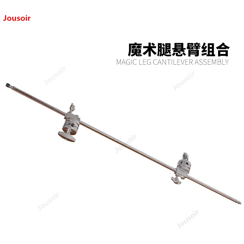 Photography stainless steel slanting arm frame C-type magic leg traverse frame flag board containing 2 runners CD50 T07