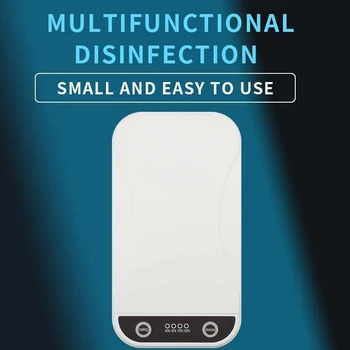 

Portable Multifunction 6 inch Cell Phone UV Disinfection Case USB Powered Mobile Face Mask Sanitizer Box Strong Sterilize