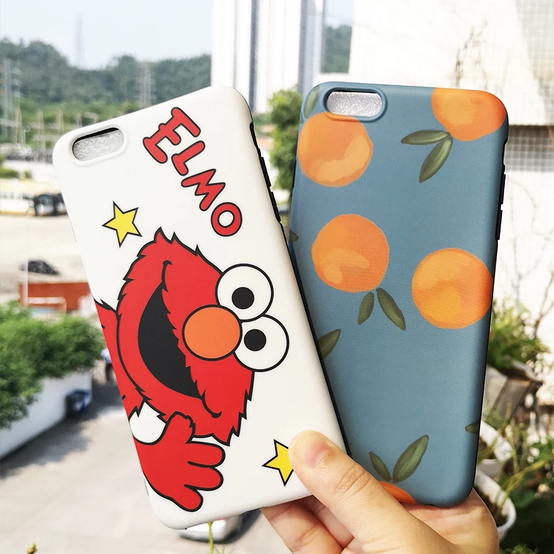 Cute Case For iPhone 6 6s Plus Case New Fashion IMD Craft Phone Cover For iPhone 6 6S Plus Half Surround Printed Lovely Picture