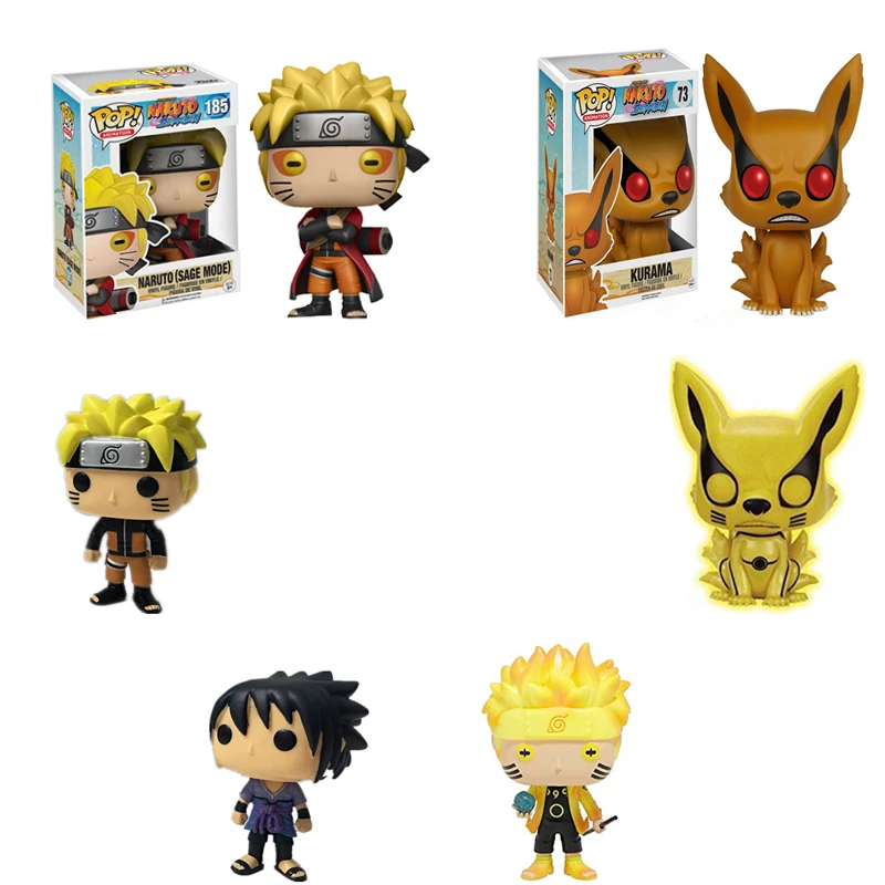 Funko поп действие Наруто (Sage Mode) Шесть Путь Саске персонаж фильма аниме модель ПВХ Коллекция игрушечные лошадки для детей Рождественский