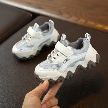 

New Kids Sneakers For Boys Girls 2020 Fashion Spring Autumn Casual Baby Sports Shoes Single Mesh Breathable Children Sneakers