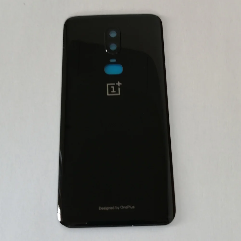 Bright Black ONEPLUS 6 3D стеклянный чехол на заднюю крышку, Замена задней двери батареи Чехол для Oneplus 6 шесть+ объектив камеры стекло - Цвет: Bright Black