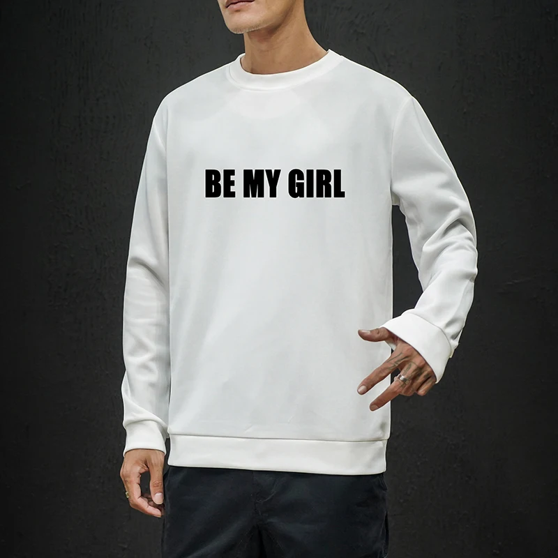 

M-5XL Casual Harajuku Men's Sweatshirt Spring Autumn New Streetwear Sweatshirt Man Plus Size Minimalism Pullover Sweatshirts Men