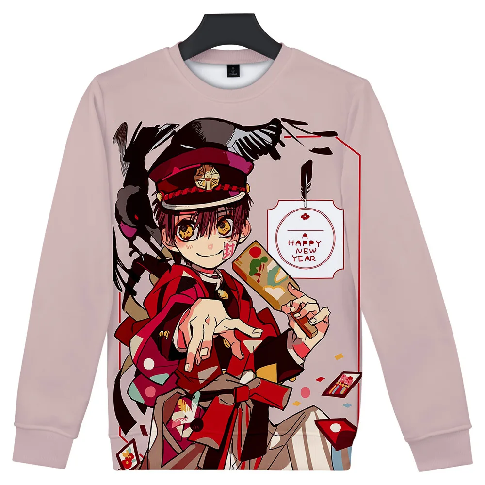 Аниме унитаз связанный Jibaku Shounen Hanako Kun 3D принт смешная толстовка женская