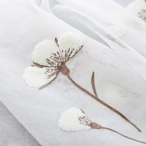 white tulle Качественная Тюлевая прозрачная занавеска для гостиной, спальни, газовая кухня, органза вуаль, занавеска s, вышитая занавеска, ткани, занавески - Цвет: white tulle