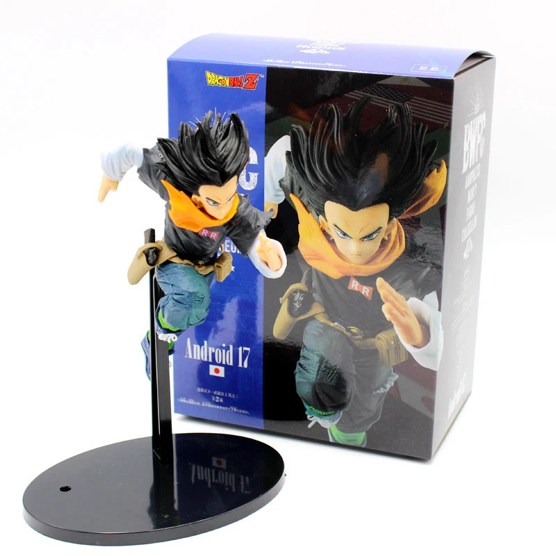 Dragon Ball Z Android 17 Android 18 Lazuli VS Ver. Истребитель экшн-фигурка Драконий жемчуг зет Гоку коллекция моделей pvc 17 см - Цвет: boxed