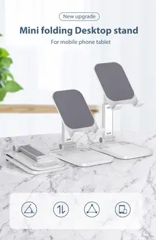 

Phone Holder Double Folding Stand Mobile Phone Tablet Computer Universal Stand For All Phone Adjustable Mobile Phone Holder