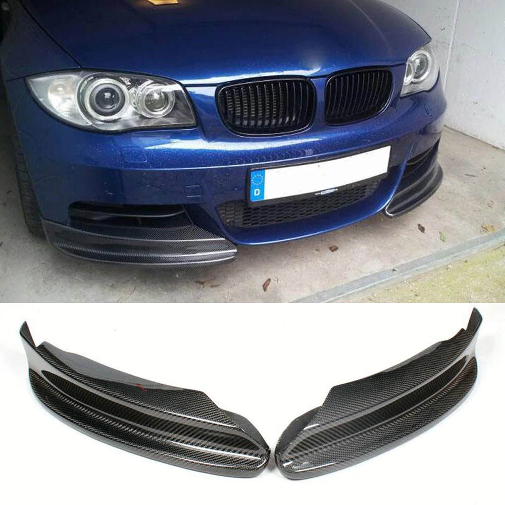 Разветвители для переднего бампера спойлер BMW E82 E88 Coupe Convertible M Sport 2008 2013 закрылки