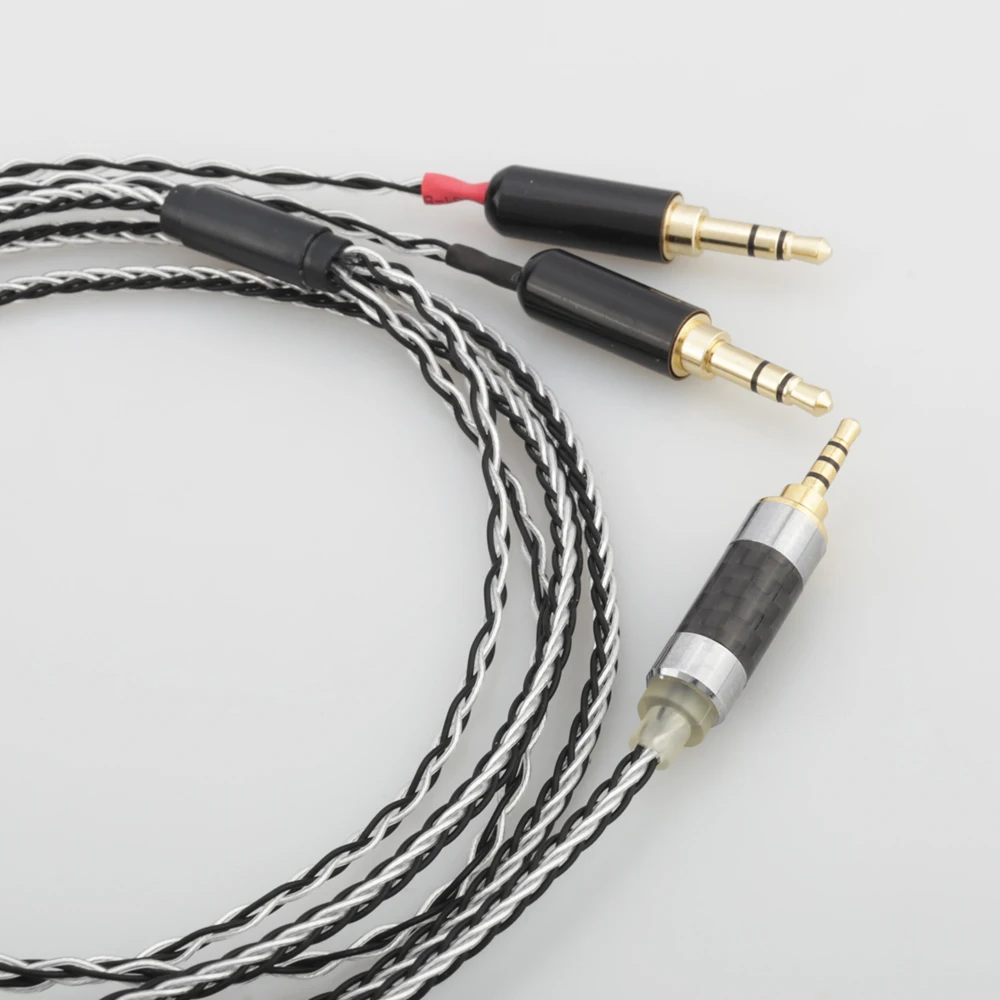 HI End Silver Plated Headphone upgraded cable for hd600 580 HD650 HD700 HD660s Z7 msr7b headphone CD Player Cable HIFI