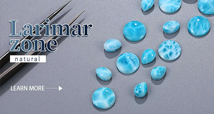 2021 Simple Fashion LOVE Geometric Charm 925 Sterling Silver Jewelry Gift Classic Natural Precious Larimar Earrings for Women