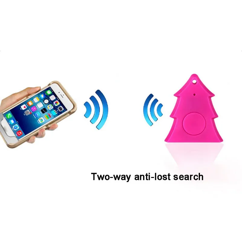 

Anti-lost Alarm Christmas Tree Style Smart Tag Wireless Bluetooth Tracker Child Older Man Bag Wallet Key Finder anti lost alarm