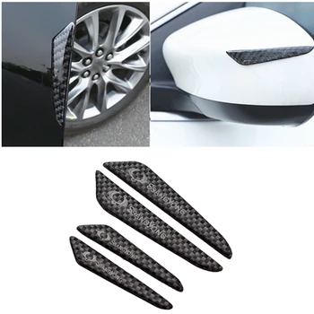 

4PCS Car Door Anti-collision Bumper Strip Guards Side Protector Sticker for Ssangyong ActYon Tivolan Korando Rodius Rexton 2