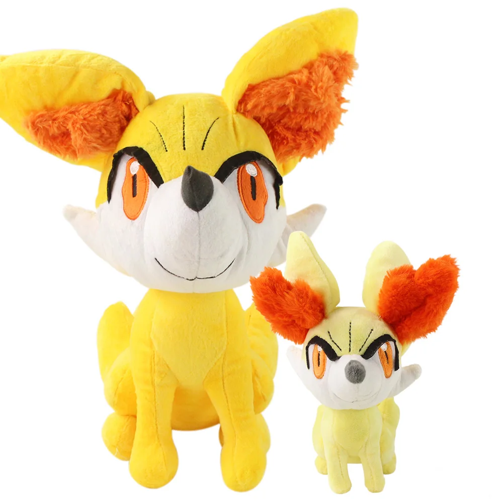 22-40cm Pokemon Anime Fennekin Kawaii Cartoon Animal Pet Fox Plush Peluche Soft Stuffed Toy Doll Kids Christmas Gift for | Игрушки и