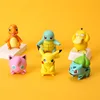 Pokemon Figures Anime Model 6 Styles Pikachu Charmander Psyduck Squirtle Jigglypuff Bulbasaur 5-8Cm Toys  Kawaii Kids GIft 6