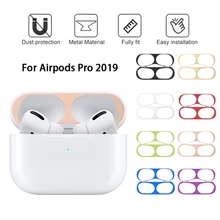 Ультратонкая металлическая защита от пыли для Apple Airpods Pro Наушники защита кожи наклейка для Airpodspro Air Pods 3 чехол Чехол