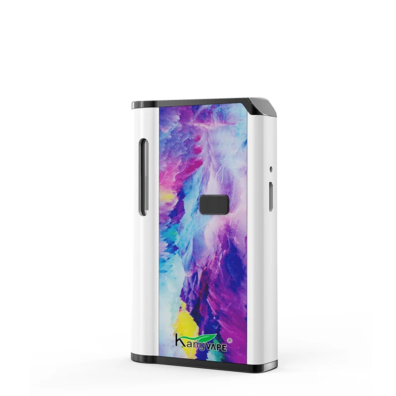 Watercolor Vape Mod Kangvape 420 2в1 коробка мод 650 мАч Регулировка напряжения батарея предварительного нагрева для JUUL Pod и 510 танк электронная сигарета мод - Цвет: Watercolor
