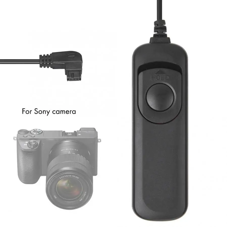 Высокое качество кабель затвора дистанционного управления для sony беззеркальная камера черный