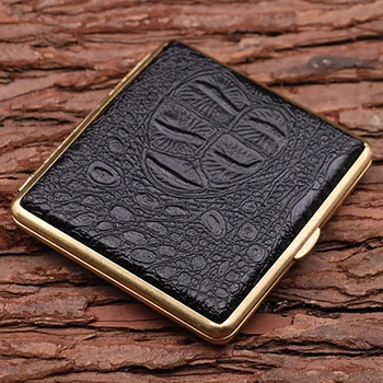 

creative 20 sticks cigarette storage box portable vintage case holder cigarette protector containers for business men gifts HOT