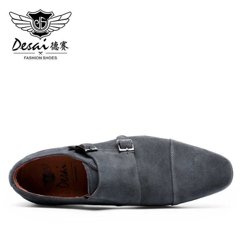 Desai/брендовая мужская обувь из натуральной коровьей кожи; зимняя повседневная обувь для мужчин; Роскошная официальная обувь в Германии на заказ от производителя